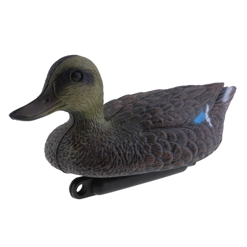 Decoy Duck Plastic - زينة على شكل بط ماندرين واقعية،