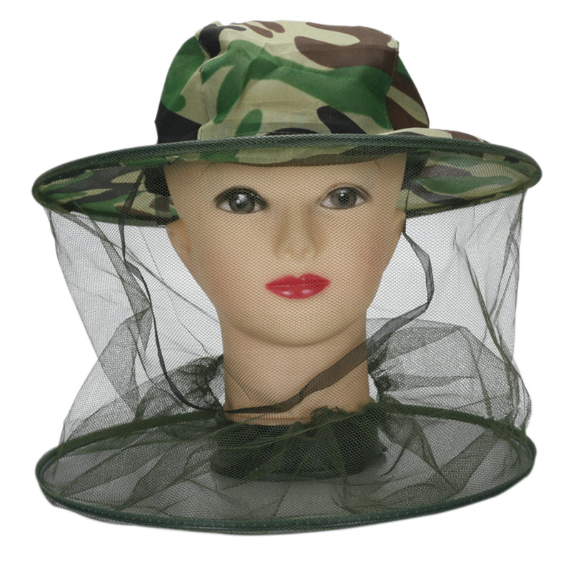 Hunting Outdoor Hats - قبعة صيد مضادة للبعوض مع شبكة