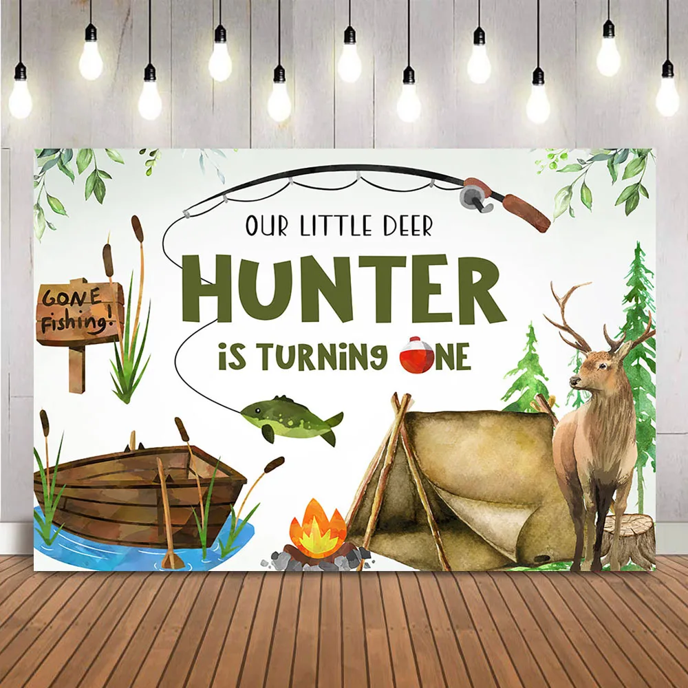 Hunting Outdoor Background - الصيد الصيد عيد ميلاد خلفية الغزلان