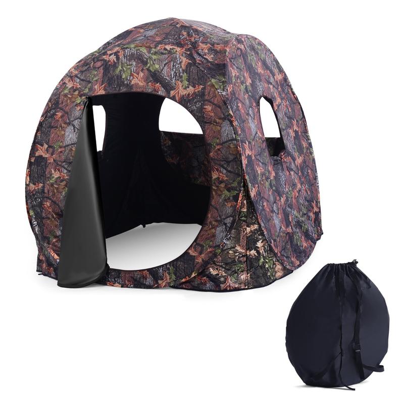 Hunting & Outdoor As - خيمة صيد قابلة للطي لثلاثة أشخاص،