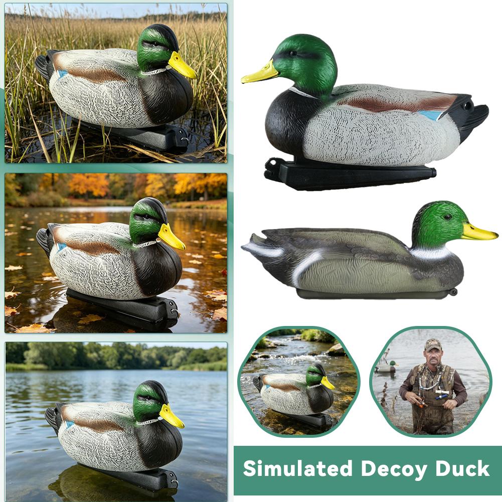 Decoy Duck Plastic - طُعم بطة عائم ثلاثي الأبعاد واقعي