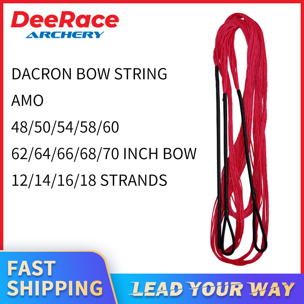 DeeRace قوس منحني سلسلة الأحمر - مراجعة Bow Stringer Tool وسعره